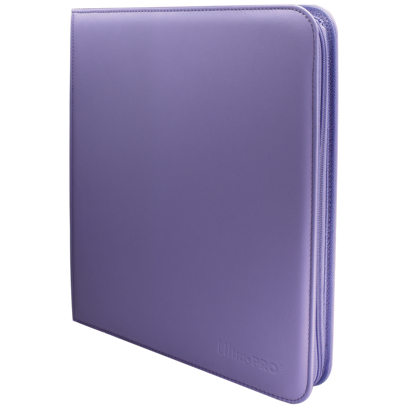 Ultra Pro Vivid 12-Pocket Zippered PRO-Binder Purple