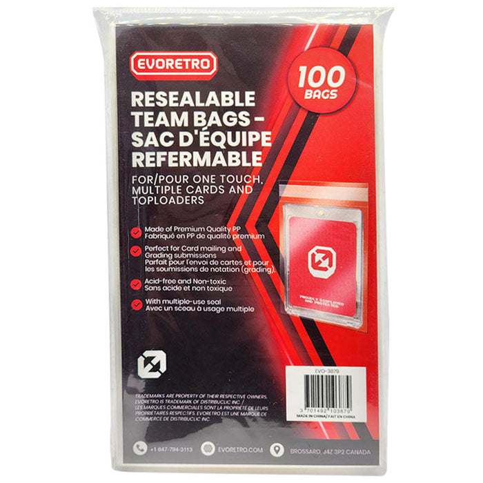 Evoretro Team bag for cards, Sport card, Pokemon or TCG