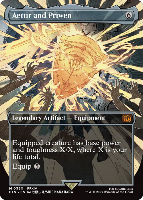 Aettir and Priwen (FIN-350) - FINAL FANTASY (Borderless) Foil