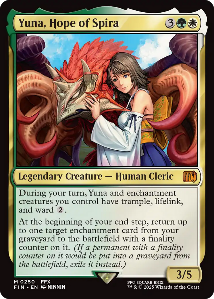 Yuna, Hope of Spira (FIN-250) - FINAL FANTASY Foil