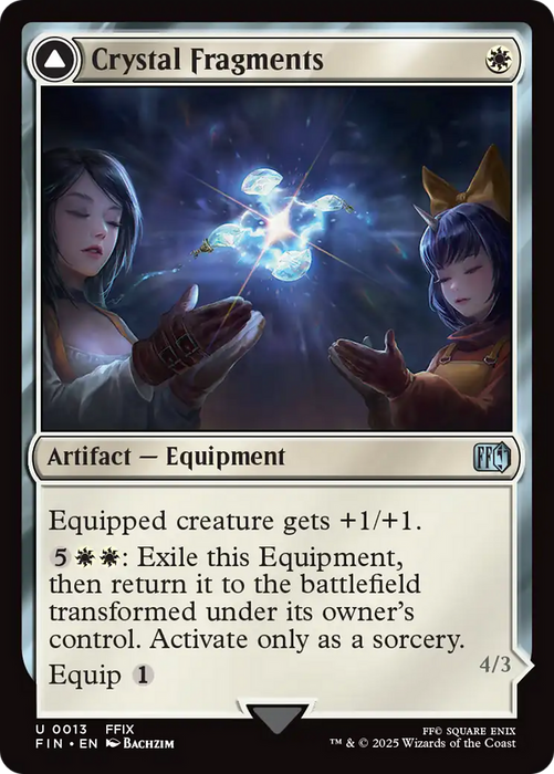 Crystal Fragments // Summon: Alexander (FIN-013) - FINAL FANTASY: (enchantment) Foil