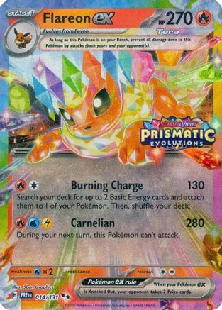 Flareon ex 014/131  - Holofoil Miscellaneous Cards & Products - Promo (Sealed)