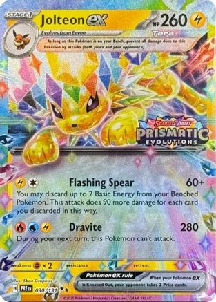 Jolteon ex 030/131  - Holofoil Miscellaneous Cards & Products - Promo (Sealed)