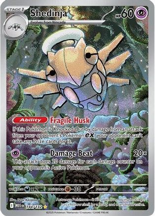Shedinja 144/132  - Holofoil ME01 Mega Evolution - Shiny Rare
