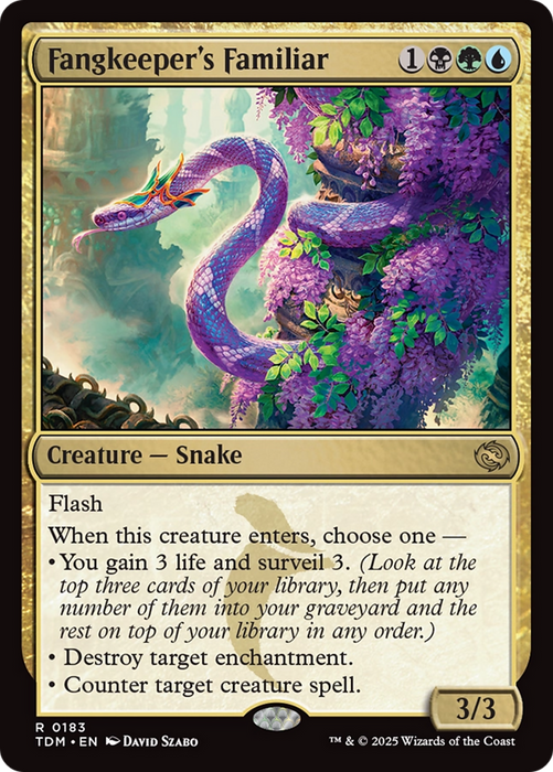 Fangkeeper's Familiar (TDM-183) - Tarkir: Dragonstorm