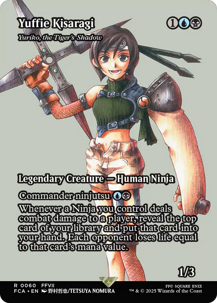 Yuriko, the Tiger's Shadow (FCA-060) - FINAL FANTASY: Through the Ages / Yuffie Kisaragi (Borderless)