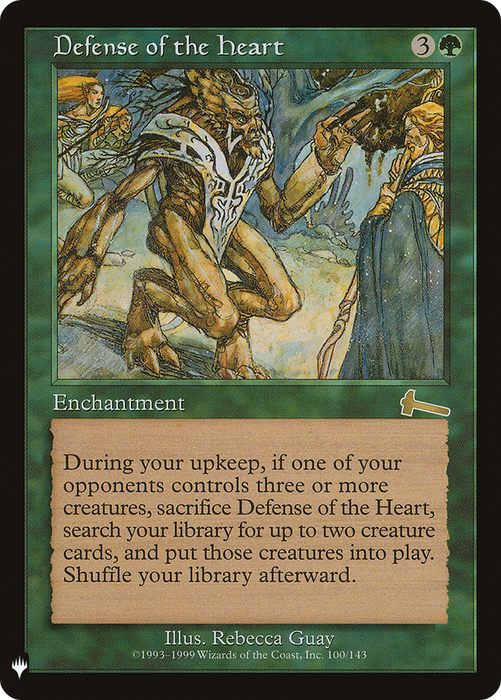 Defense of the Heart (LIST-ULG-100) - The List