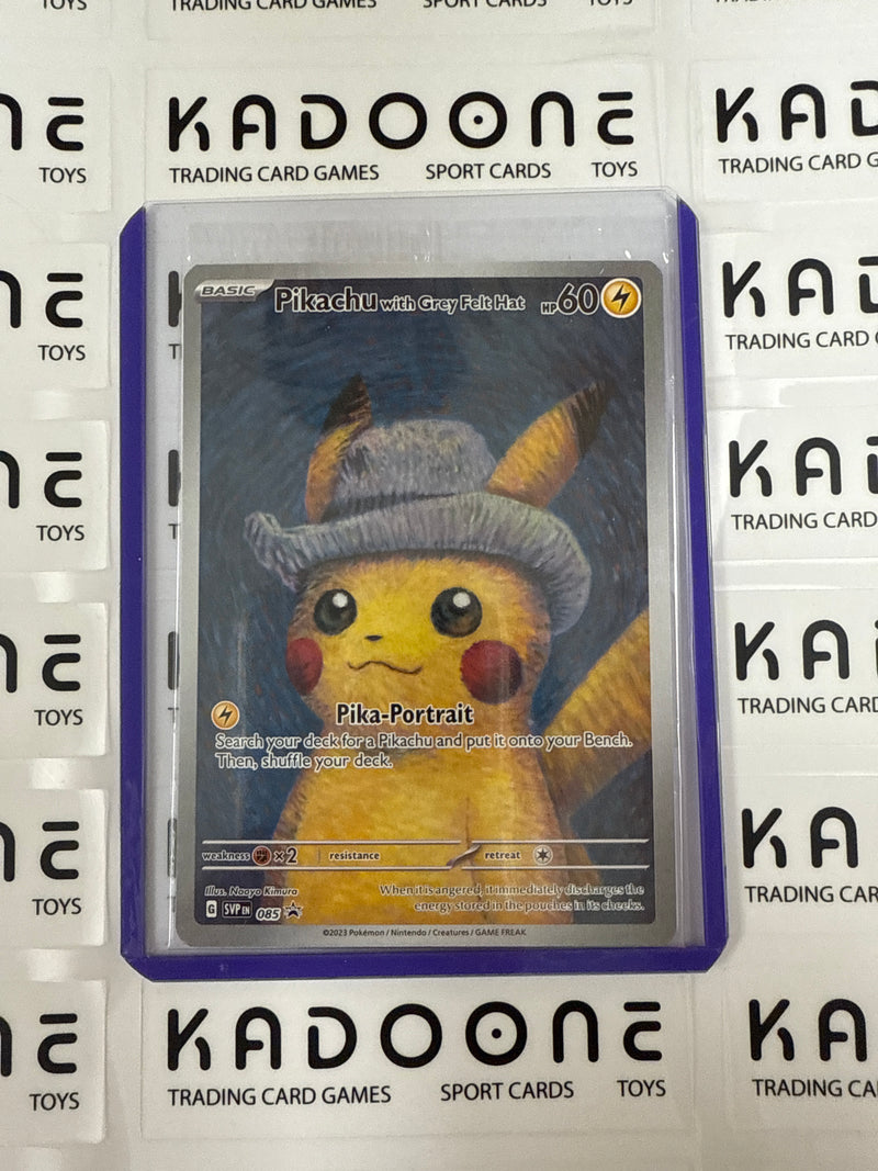 Pokemon Pikachu with gray flet hat 085