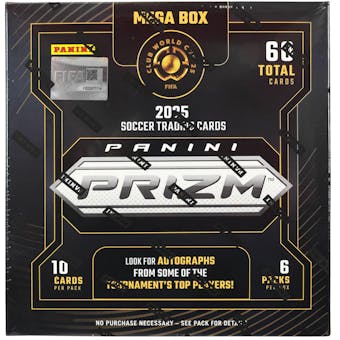 Panini 2025 Prizm FIFA Club World Cup Soccer Hobby Mega Box