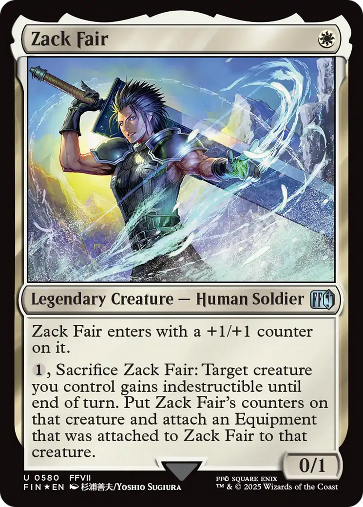Zack Fair (FIN-580) - FINAL FANTASY Foil