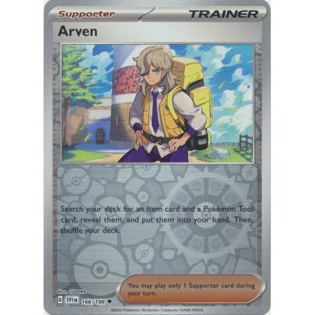 Pokemon Arven 166/198 Reverse Holofoil