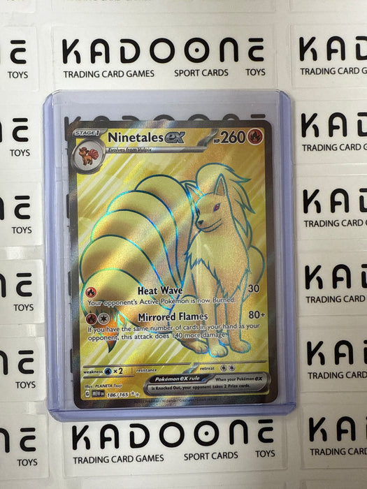 Pokemon Ninetales ex 186/165
