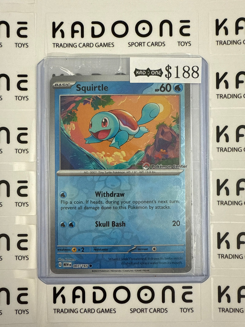 Pokemon Squirtle Pokemon Center 007/165