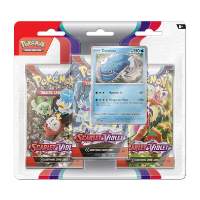 Pokemon Scarlet and Violet Base Set 3 Pack Blister
