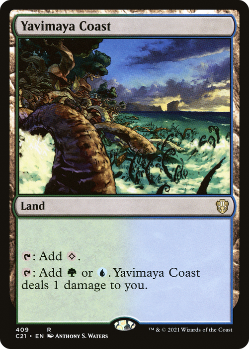 Yavimaya Coast (C21-409) - Commander 2021