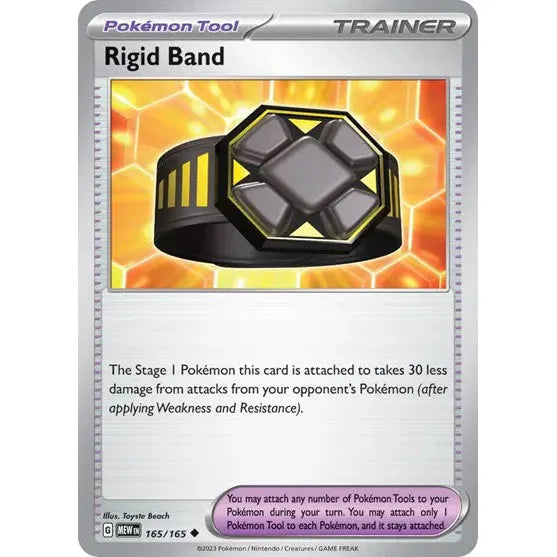 Pokemon Rigid Band - 165/165 - Uncommon