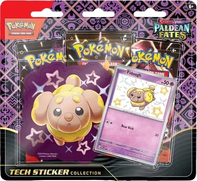 Pokemon Paldean Fates Tech Sticker Collection