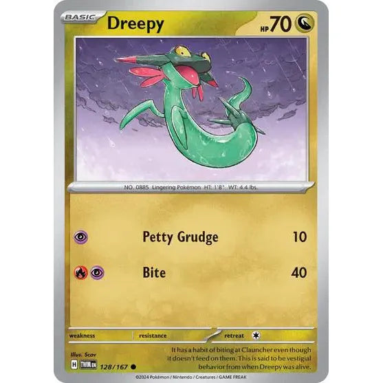 Pokemon Dreepy - 128/167 - Common