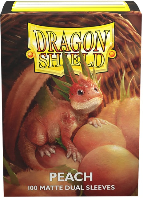 Dragon Shield Peach Matte Sleeves Standard Size