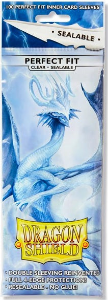 Dragon Shield 100ct Standard Size Perfect Fit Sealable Clear