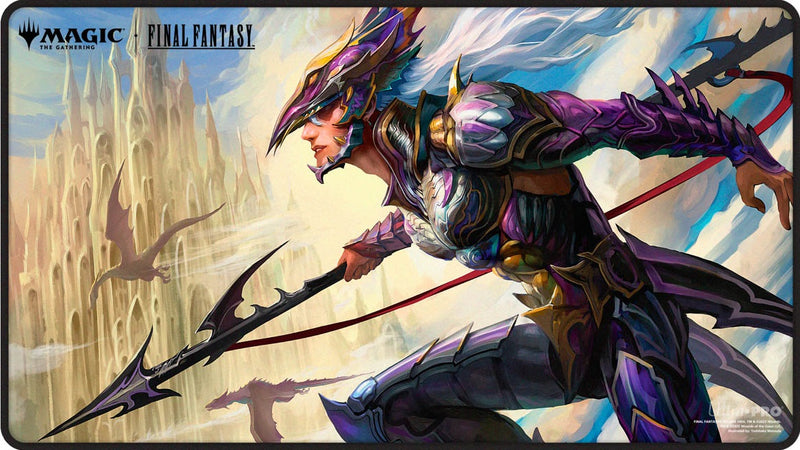 UltroPro Playmat MTG Universes Beyond Final Fantasy Black Stitched Premium X