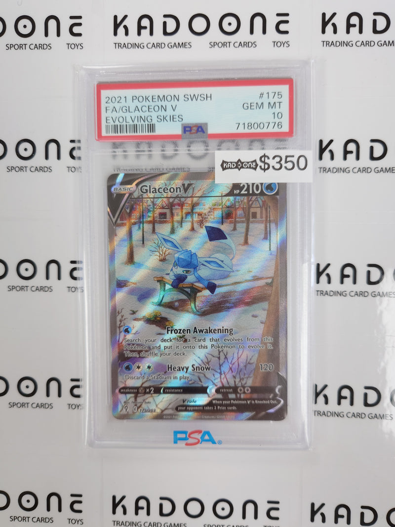 Pokemon Glaceon V 175/203 PSA 10