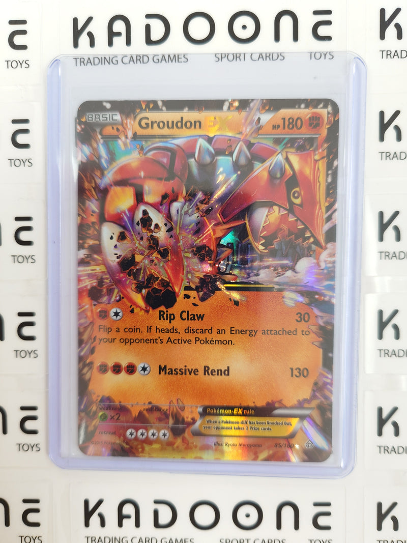 Pokemon Groudon EX 85/160