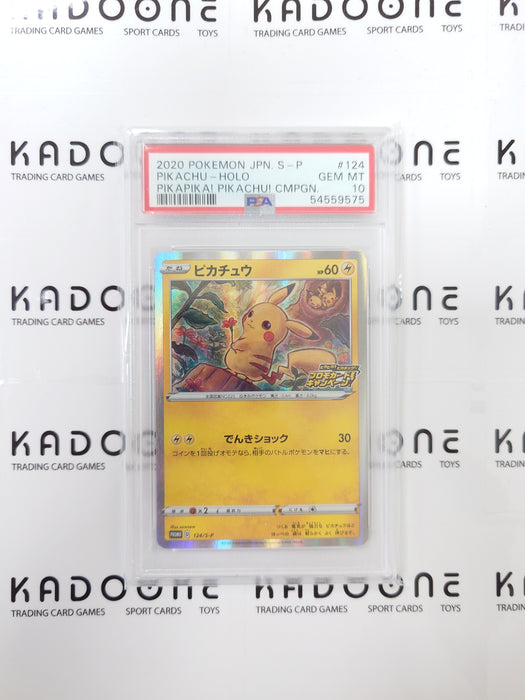 Pokemon Pikachu (JP) 124/S-P PSA 10