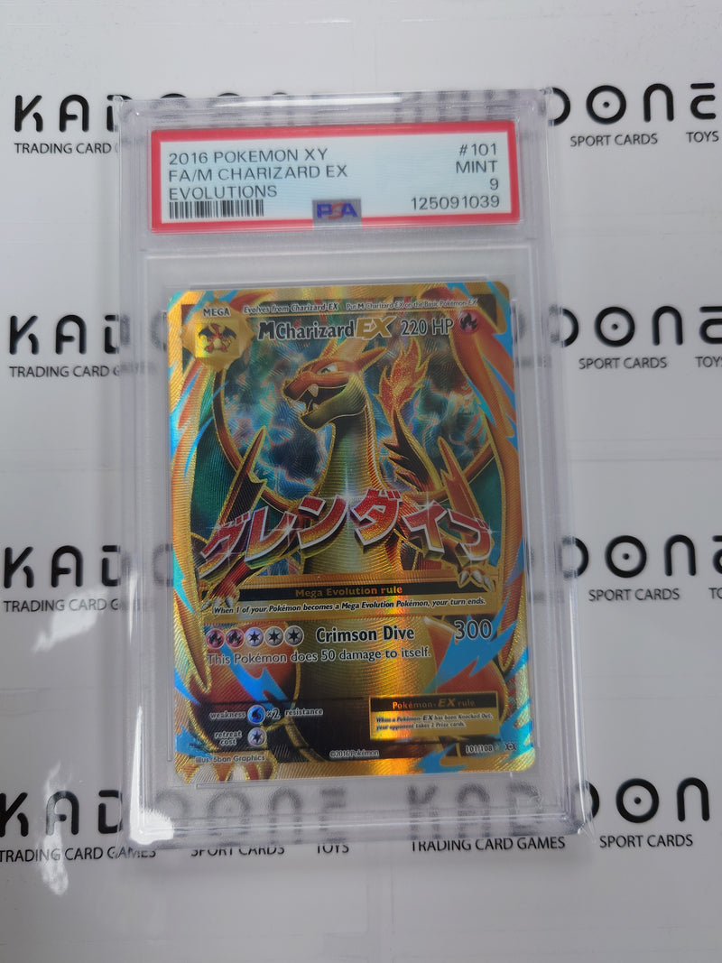 2016 Pokemon XY Evolutions Charizard EX (101/108) PSA 9