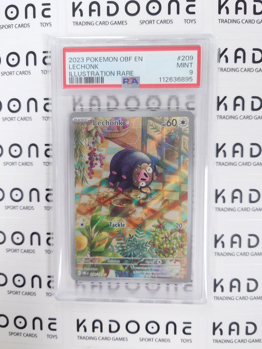 Pokemon Lechonk 209/197 PSA 9