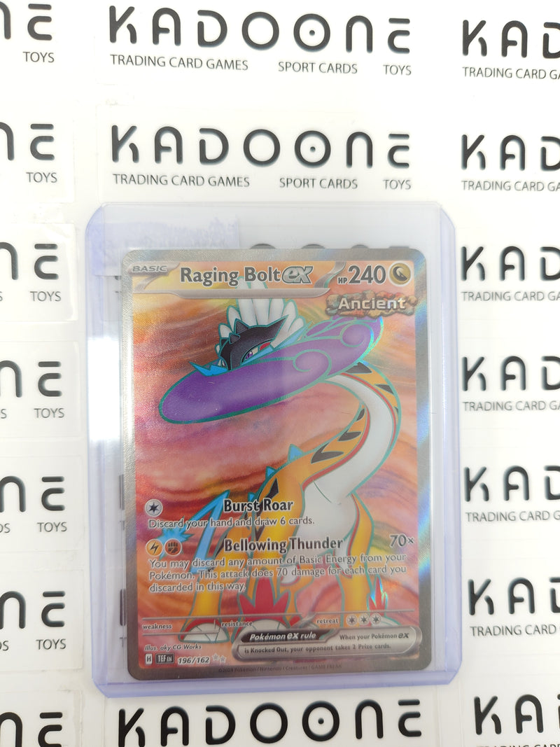 Pokemon Raging Bolt ex 196/162