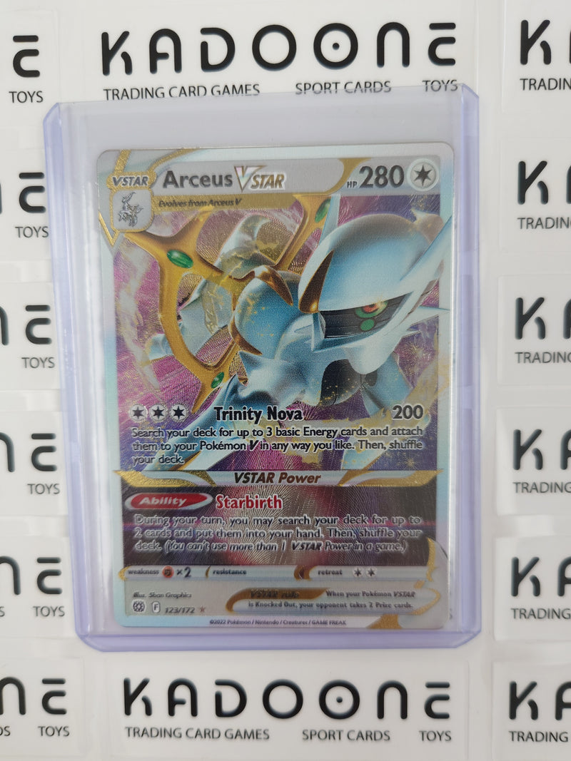 Pokemon Arceus VSTAR - 123/172 Metal Card