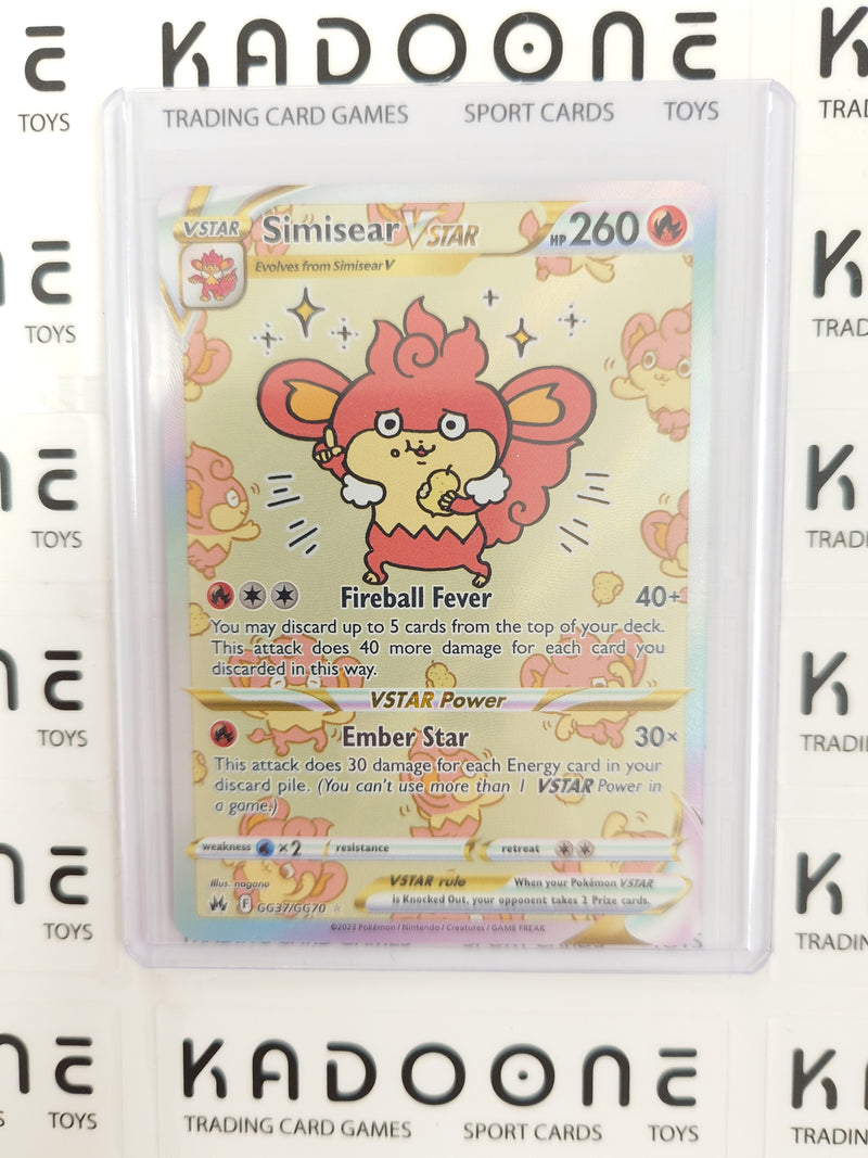 Pokemon Simisear VSTAR GG37/GG70