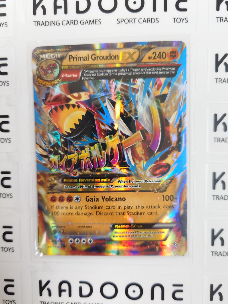 Pokemon Primal Groudon EX (Omega) 86/160