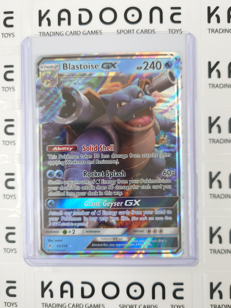 Pokemon Blastoise GX 35/214