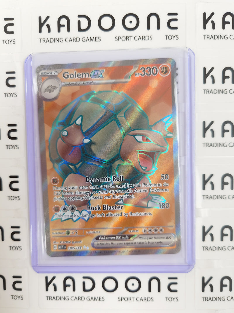 Pokemon Golem Ex 189/165