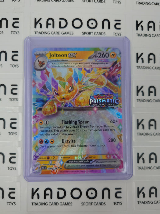 Pokemon Jolteon ex - 030/131 (Prismatic Evolutions Stamp)