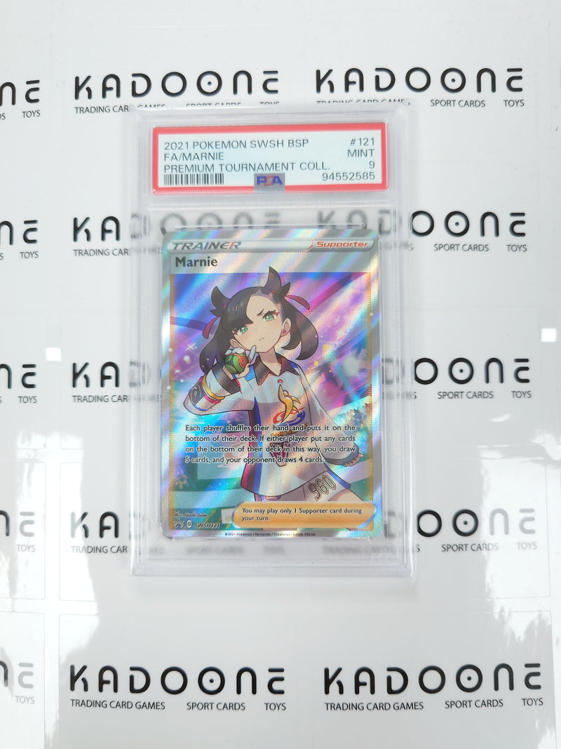 Pokemon Marnie swsh121 PSA9