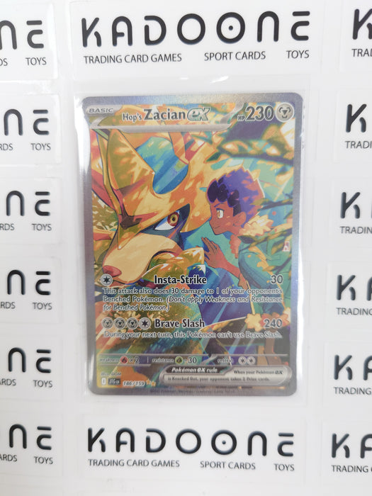 Pokemon Hop's Zacian ex 186/159