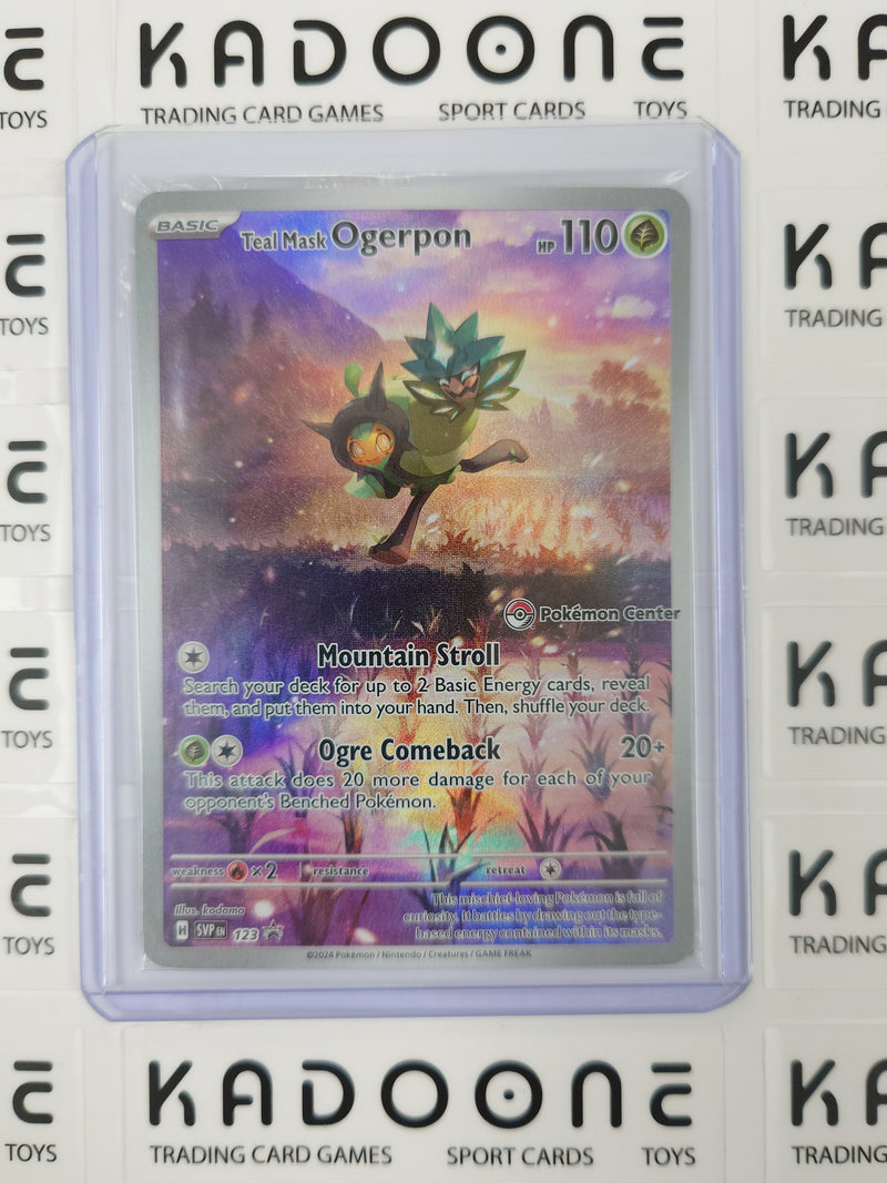 Pokemon Teal Mask Ogerpon (Pokemon Center Exclusive)  123