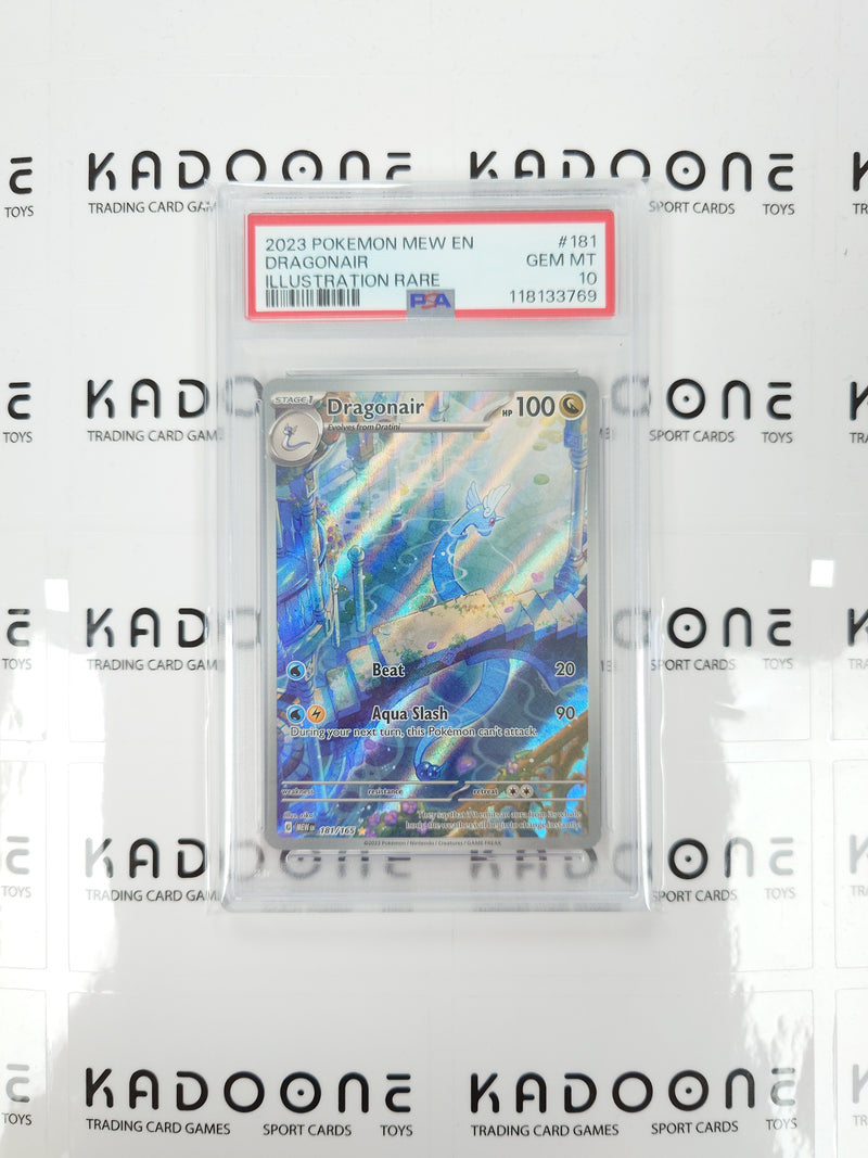 Pokemon 151 Dragonair illustration rare 181/165 PSA10