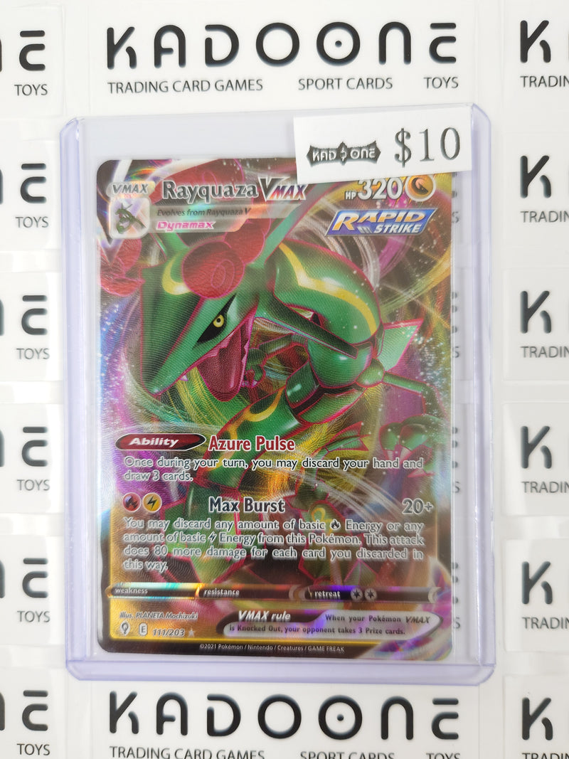 Pokemon Rayquaza VMAX 111/203