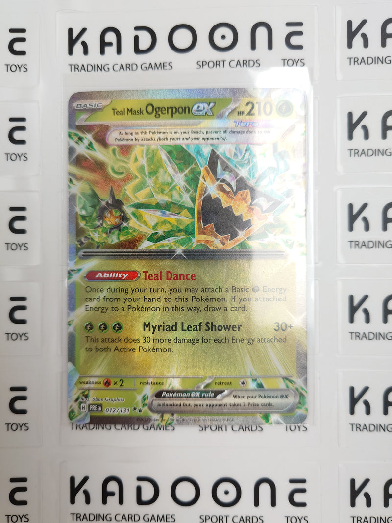 Pokemon Teal Mask Ogerpon Ex 012/131