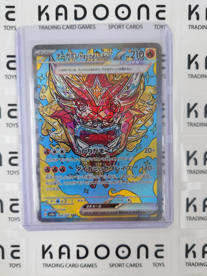 Pokemon Hearthflame Mask Ogerpon ex JP 204/187