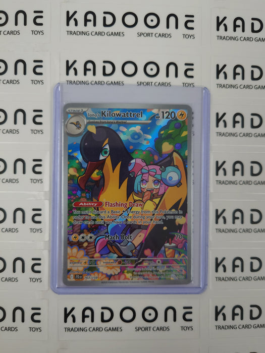 Pokemon Iono's Kilowattrel 163/159