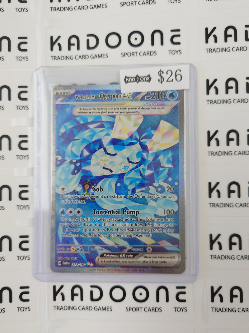 Pokemon Wellspring Mask Ogerpon Ex 213/167