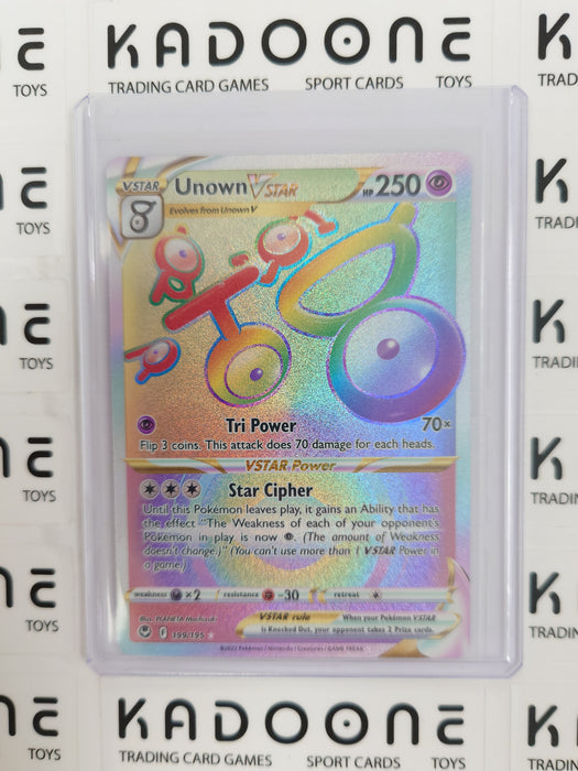 Pokemon Unown VSTAR (Secret) 199/195