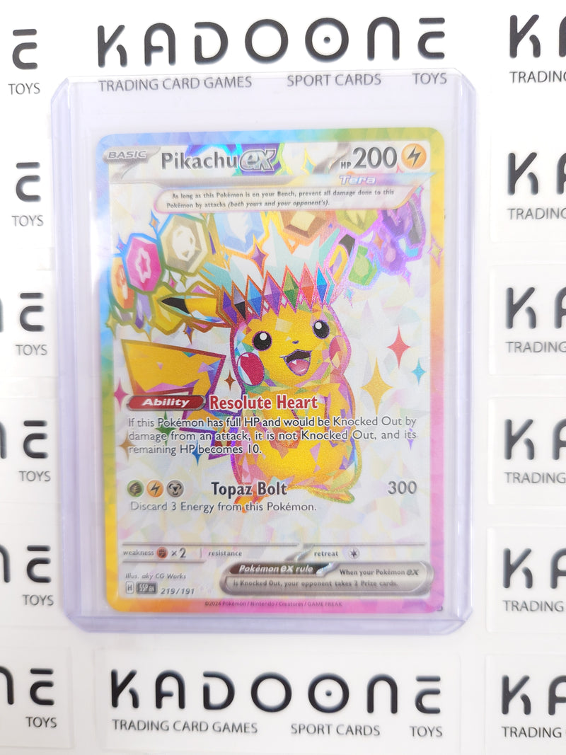Pokemon Pikachu ex 219/191