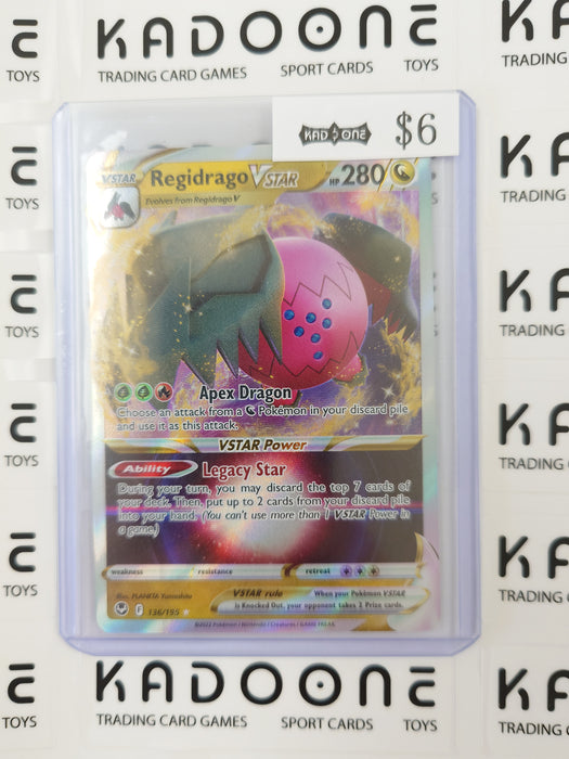 Pokemon Regidrago Vstar 136/195