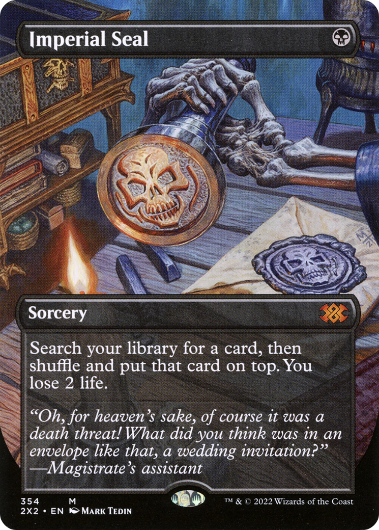 Imperial Seal (Borderless) (2X2-354) - Double Masters 2022 (Borderless)